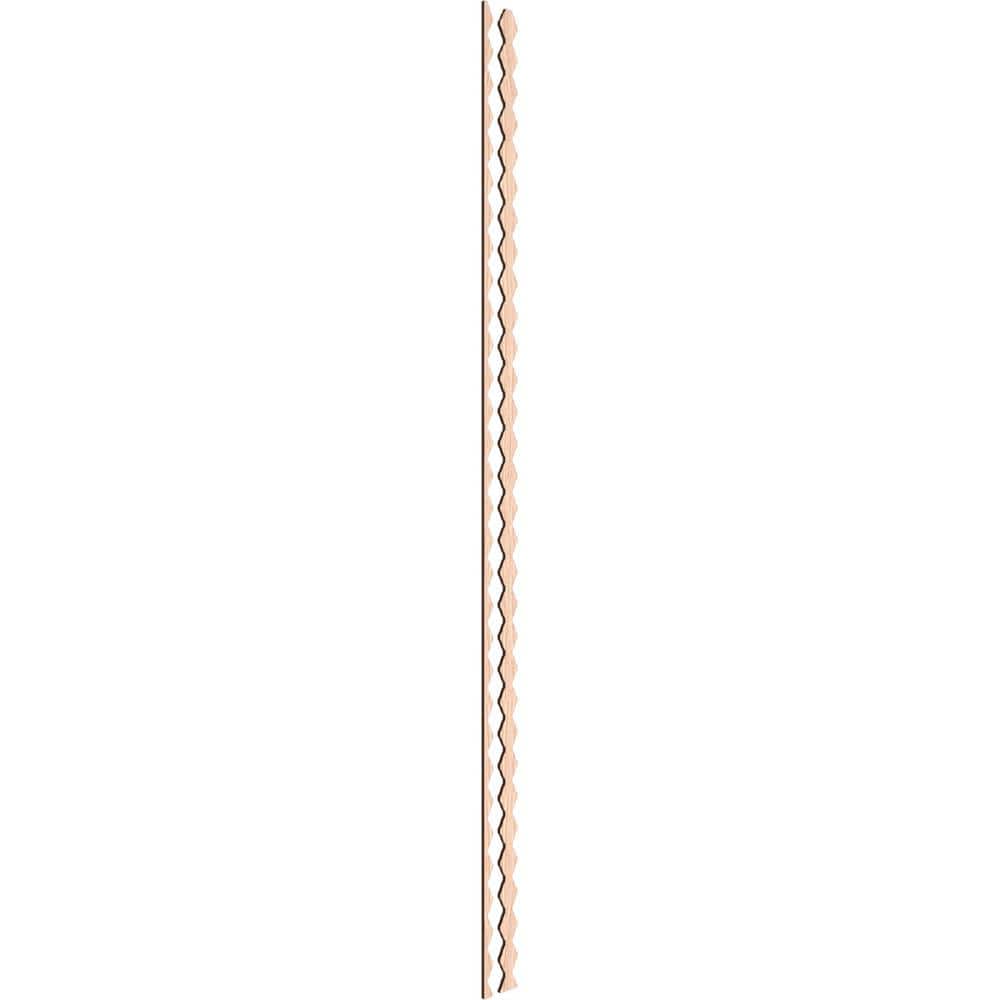 Sheyenne 94 in. H x 0.375 in. W Slatwall Panels in Red Oak 28-Pack