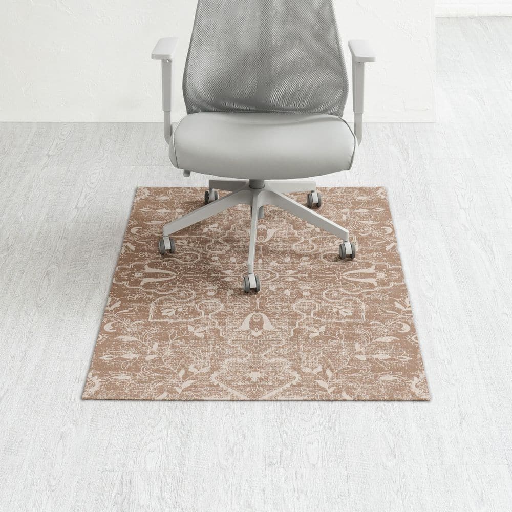 Tamanrasset Multi-Colored 48 in. x 36 in. Polyester Chair Mat