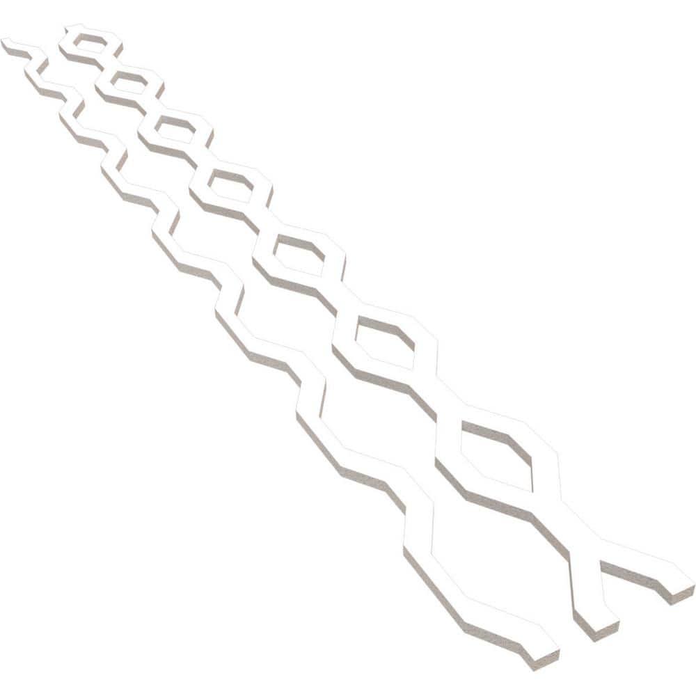 Wabash 47 in. H x 0.375 in. W Slatwall Panels in PVC 24-Pack