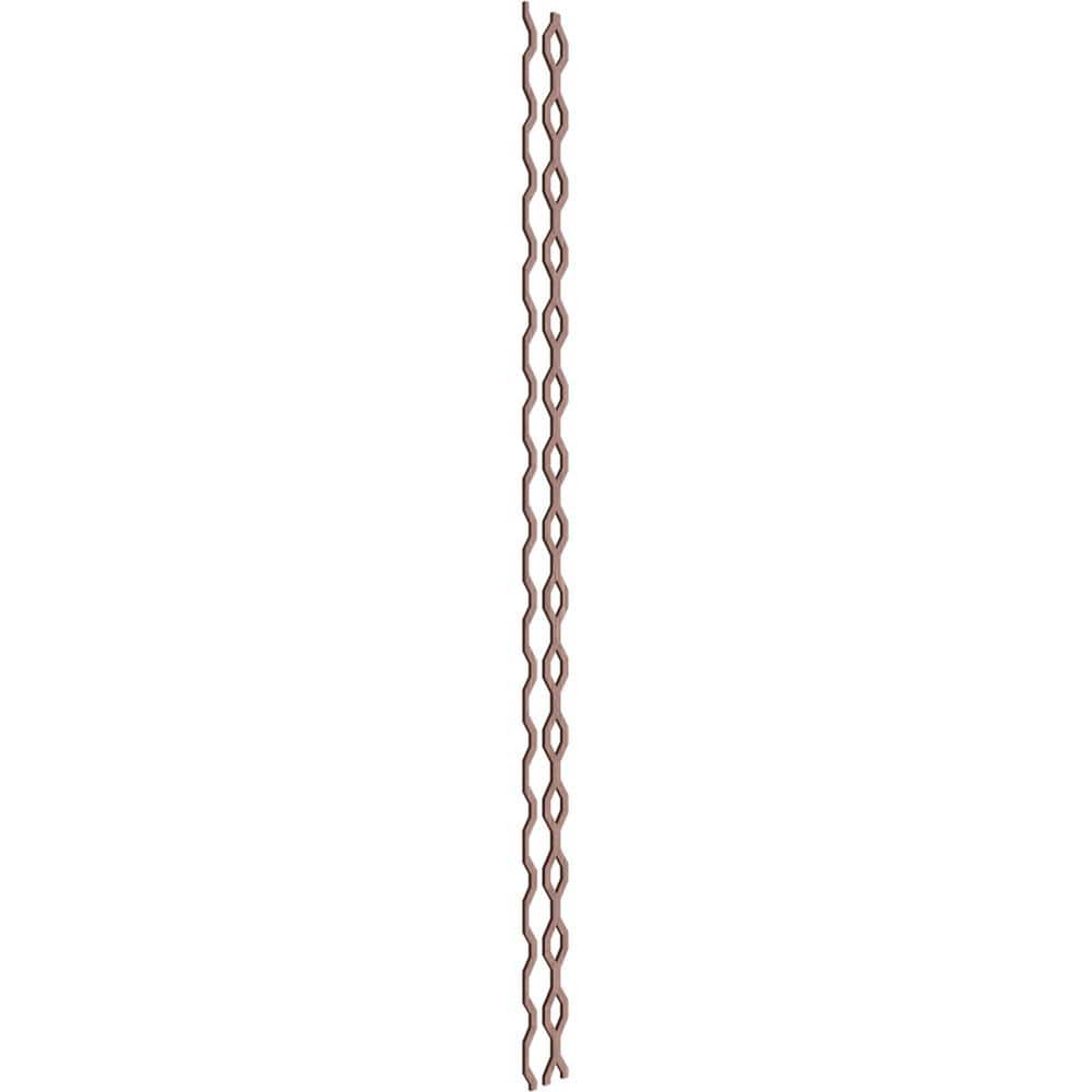 Wabash 94 in. H x 0.375 in. W Slatwall Panels in Walnut 24-Pack