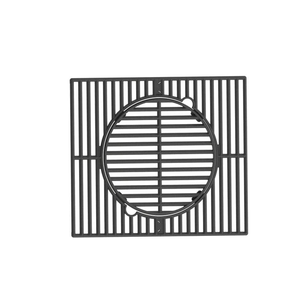 16.3 in x 19 in. Rectangle Porcelain-Coated Cast Iron Grilling Grate