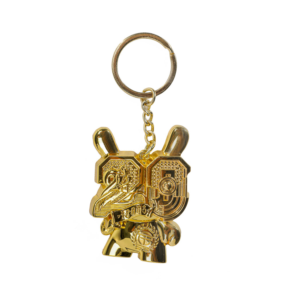 2024 CON EXCLUSIVE: 20th Anniversary Solid Metal Dunny Keychain - "Goldchrome" by Tristan Eaton (Limited Edition of 200)