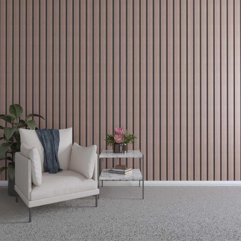47 in. H x 3 in. W Slatwall Panels in Walnut 15-Pack