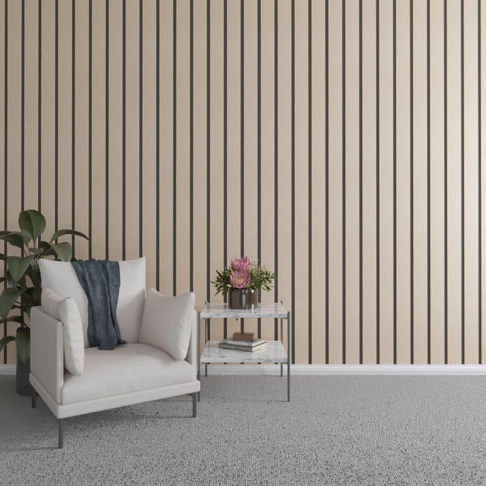 47 in. H x 4 in. W Slatwall Panels in Red Oak 11-Pack