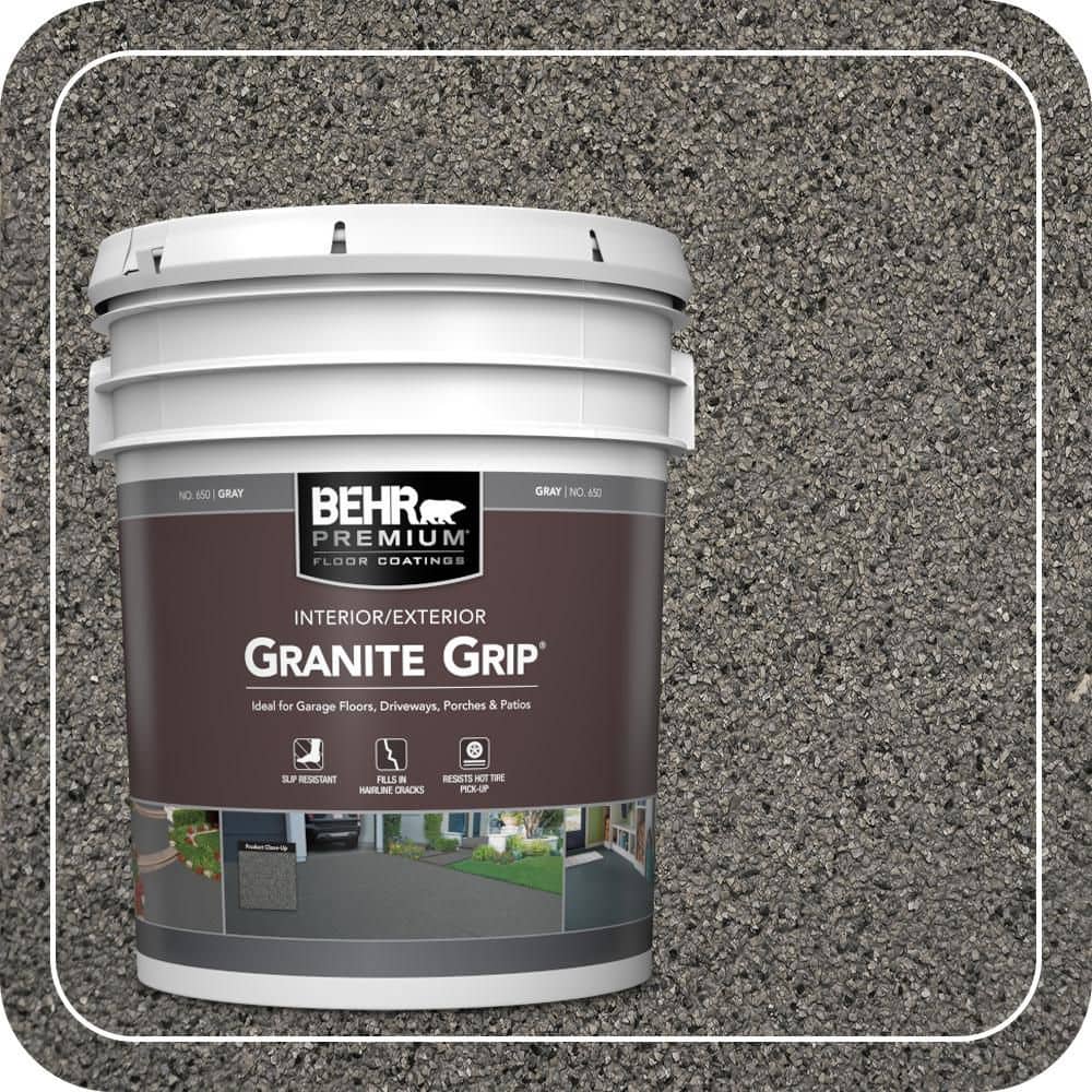 5 gal. #GG-18 Mission Olive Decorative Flat Interior/Exterior Concrete Floor Coating