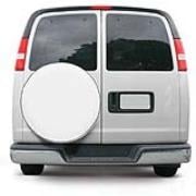 75120 Custom Fit Spare Tire Cover - Snow White - Model 3