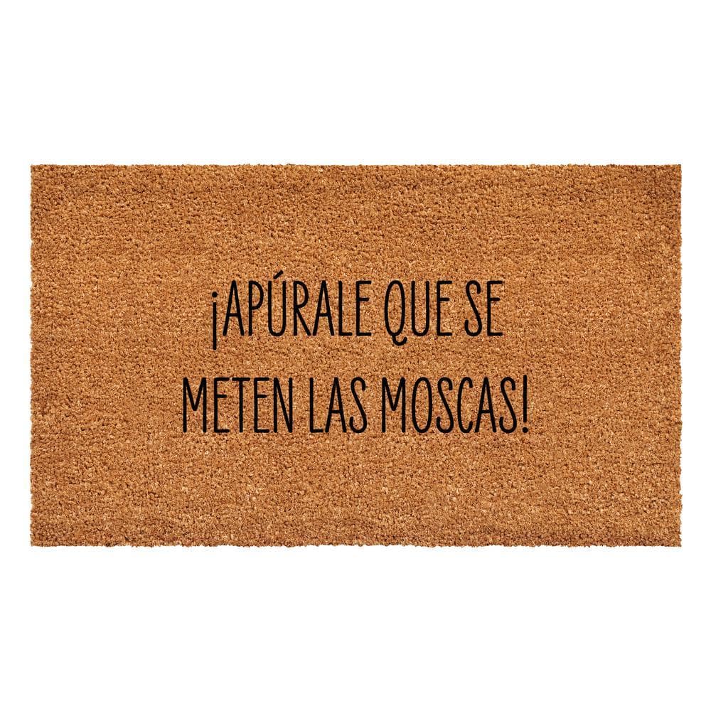 Apurale que se meten las moscas Doormat 24" x 36"