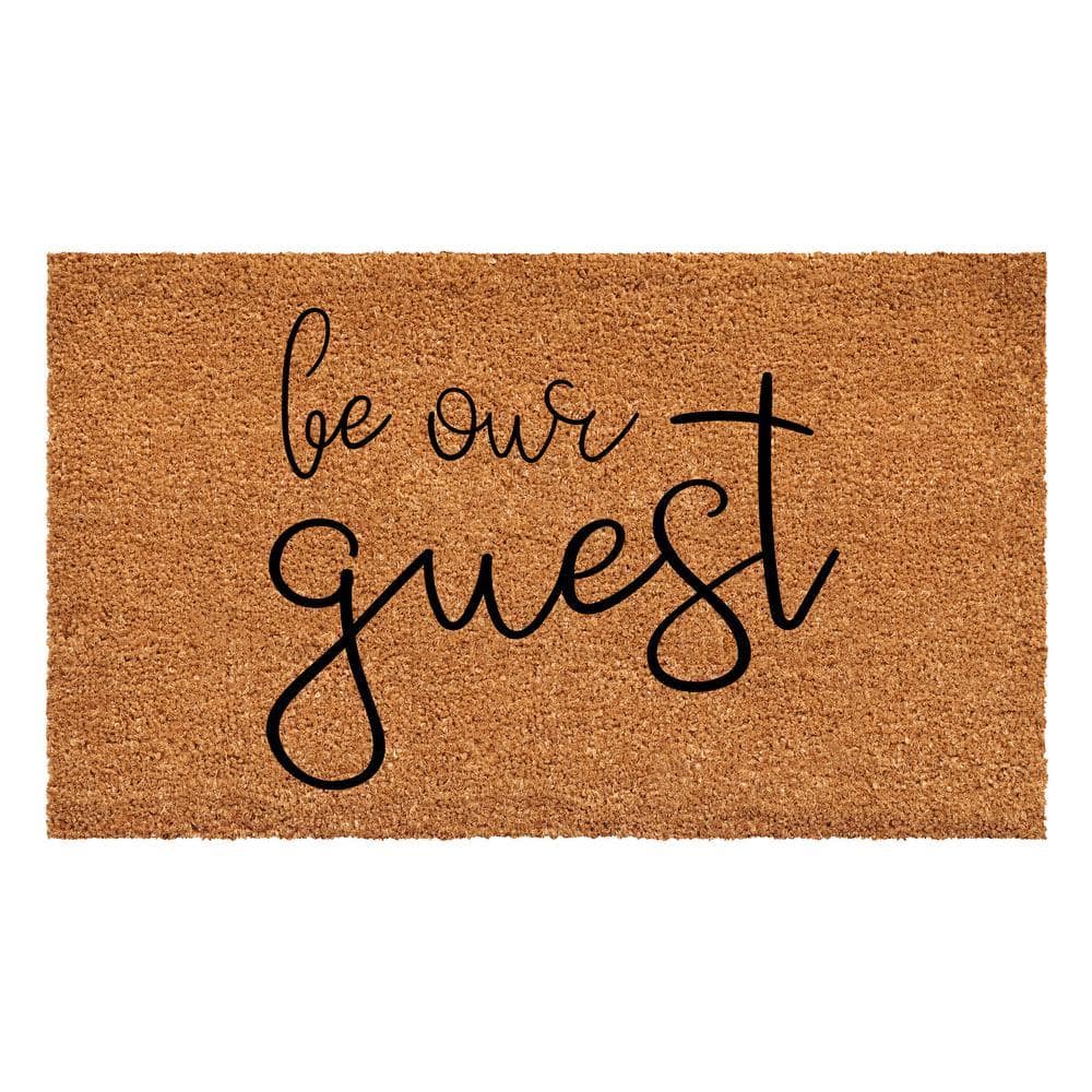 Be Our Guest Doormat, 17" x 29"