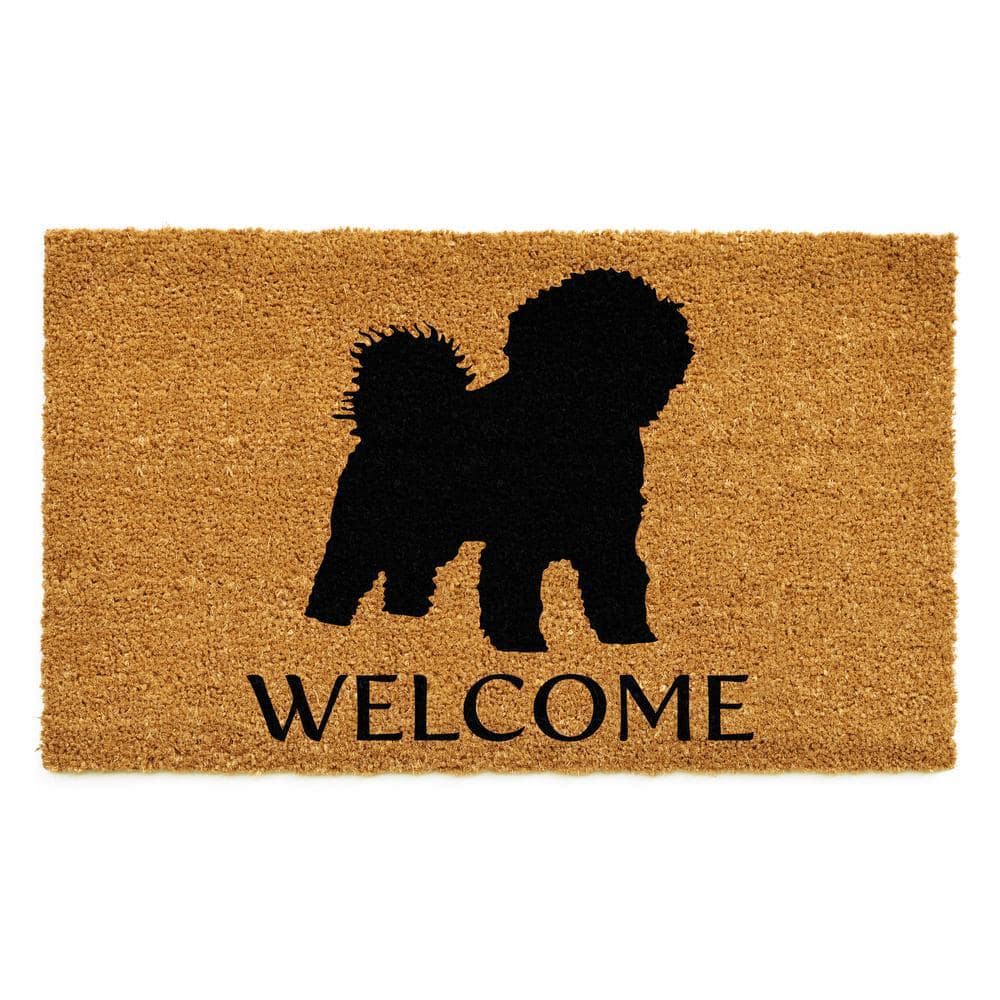 Bichon Frise Doormat 17" x 29"