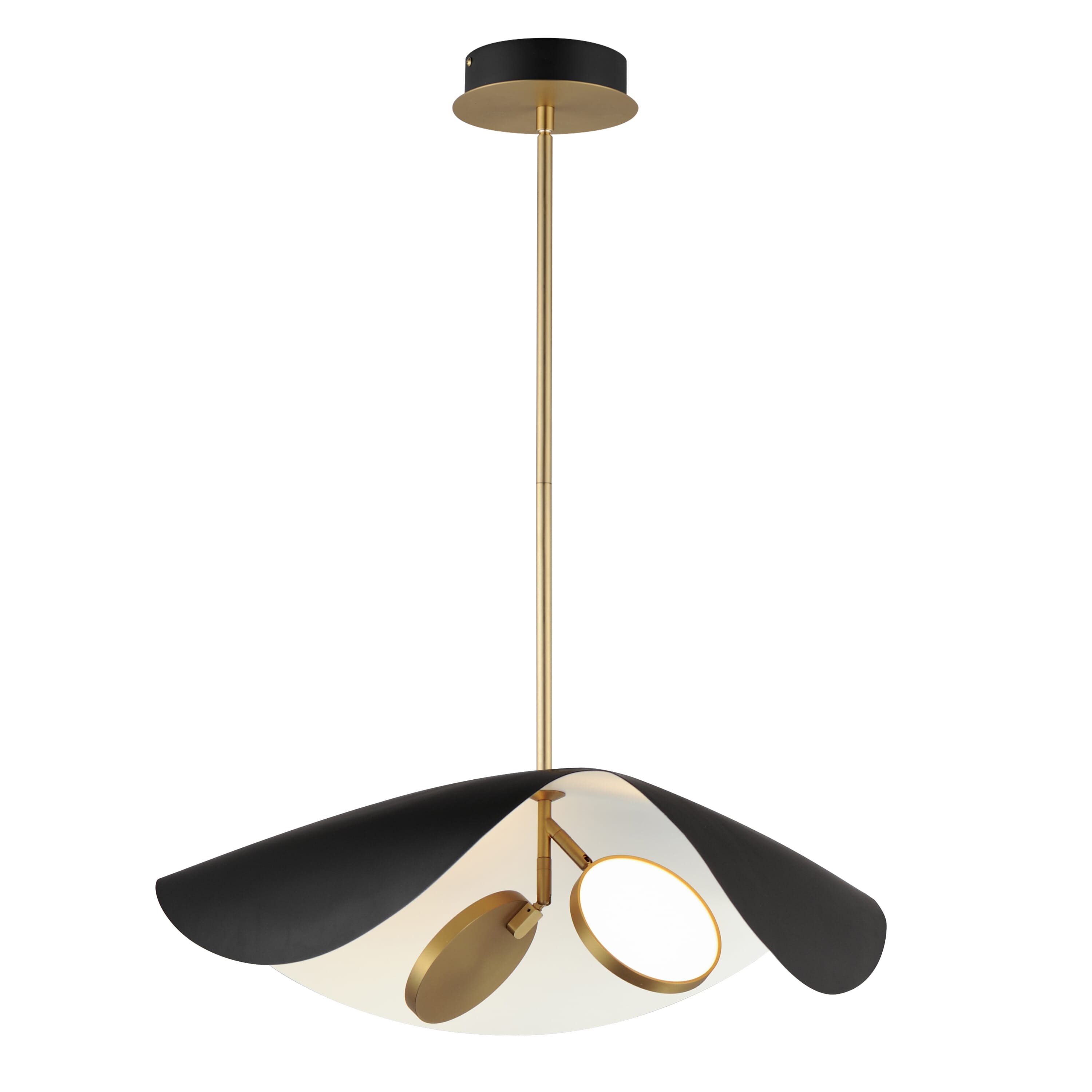 Black Gold LED Pendant from the Carmen Collection