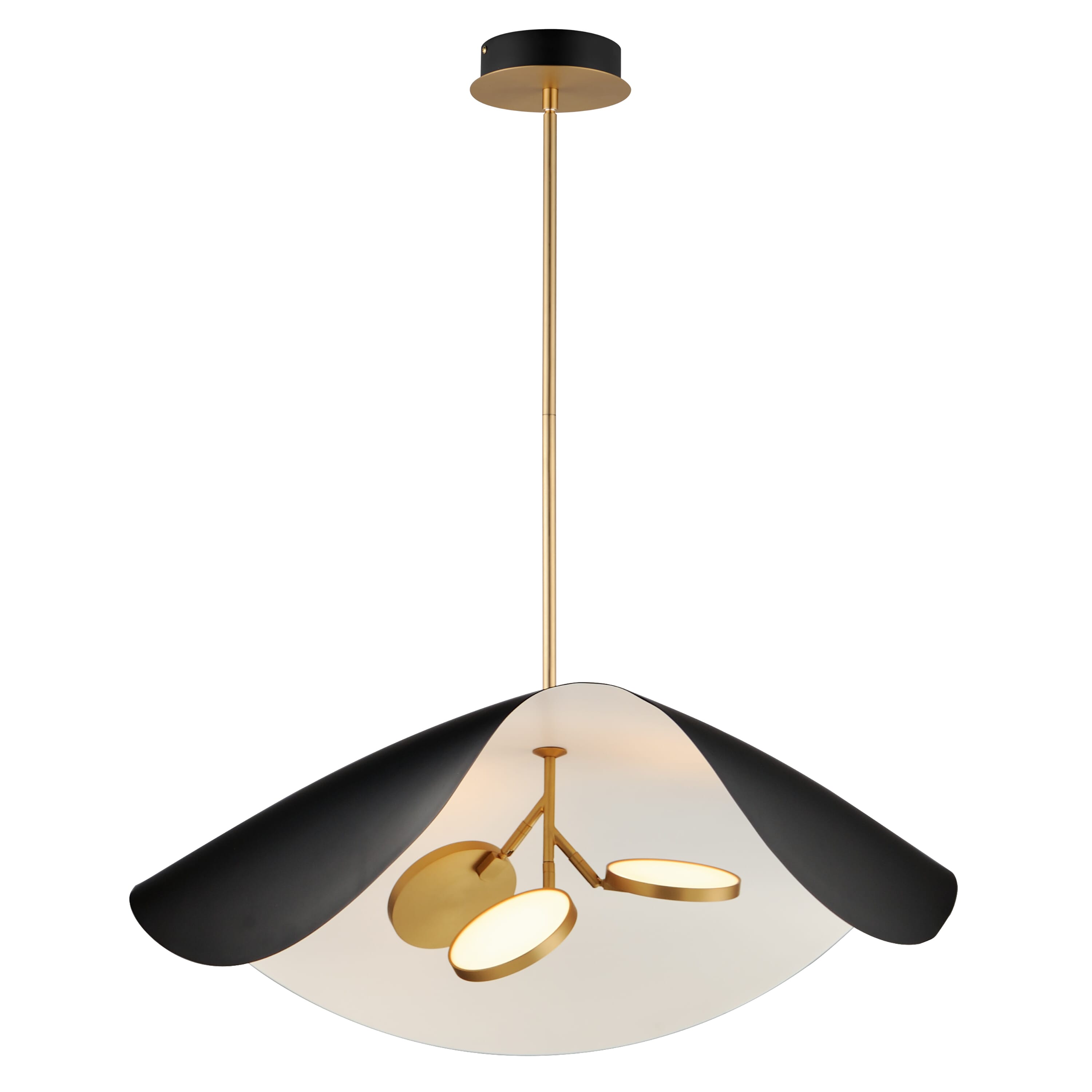 Black Gold LED Pendant from the Carmen Collection