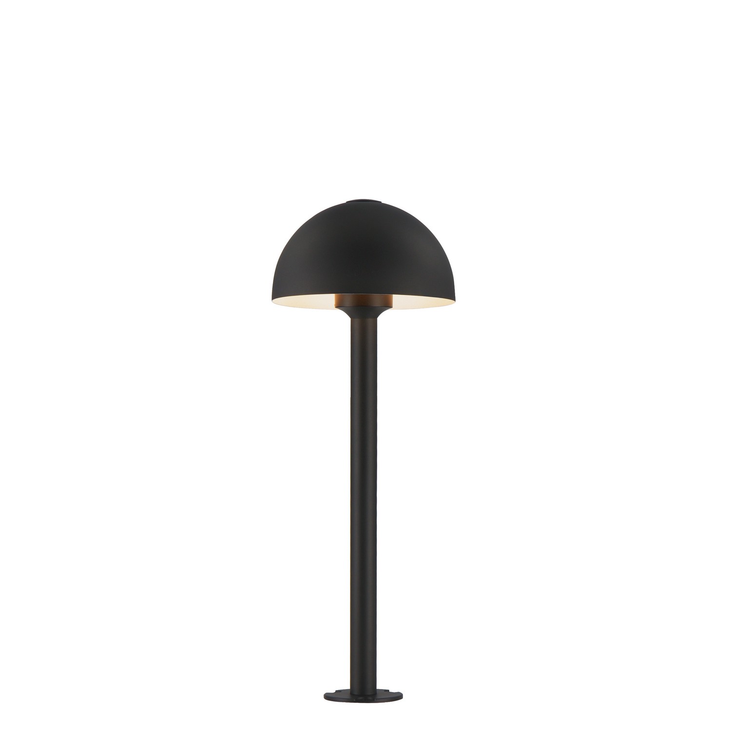 Black LED Dome Light from the Alumilux Landscape Collection