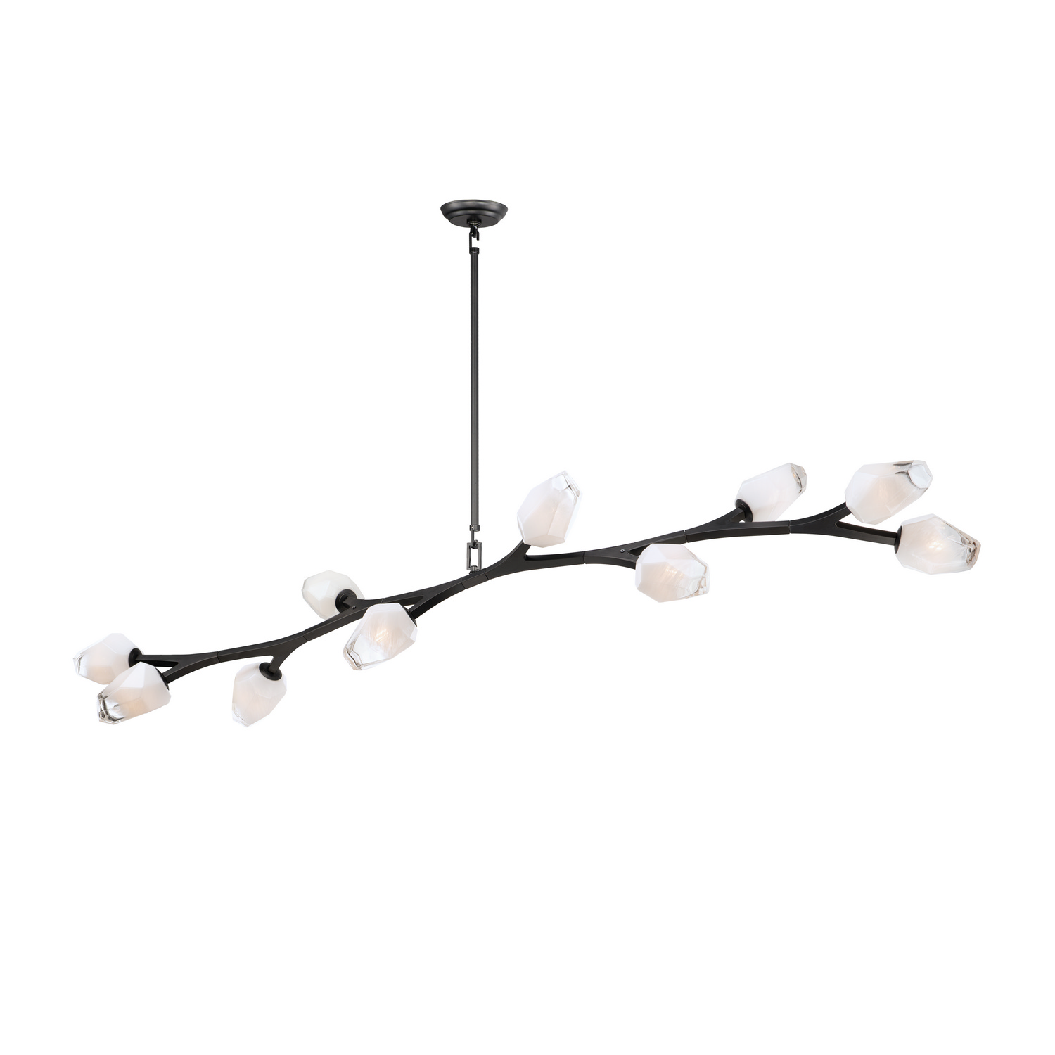 Black LED Pendant from the Blossom Collection