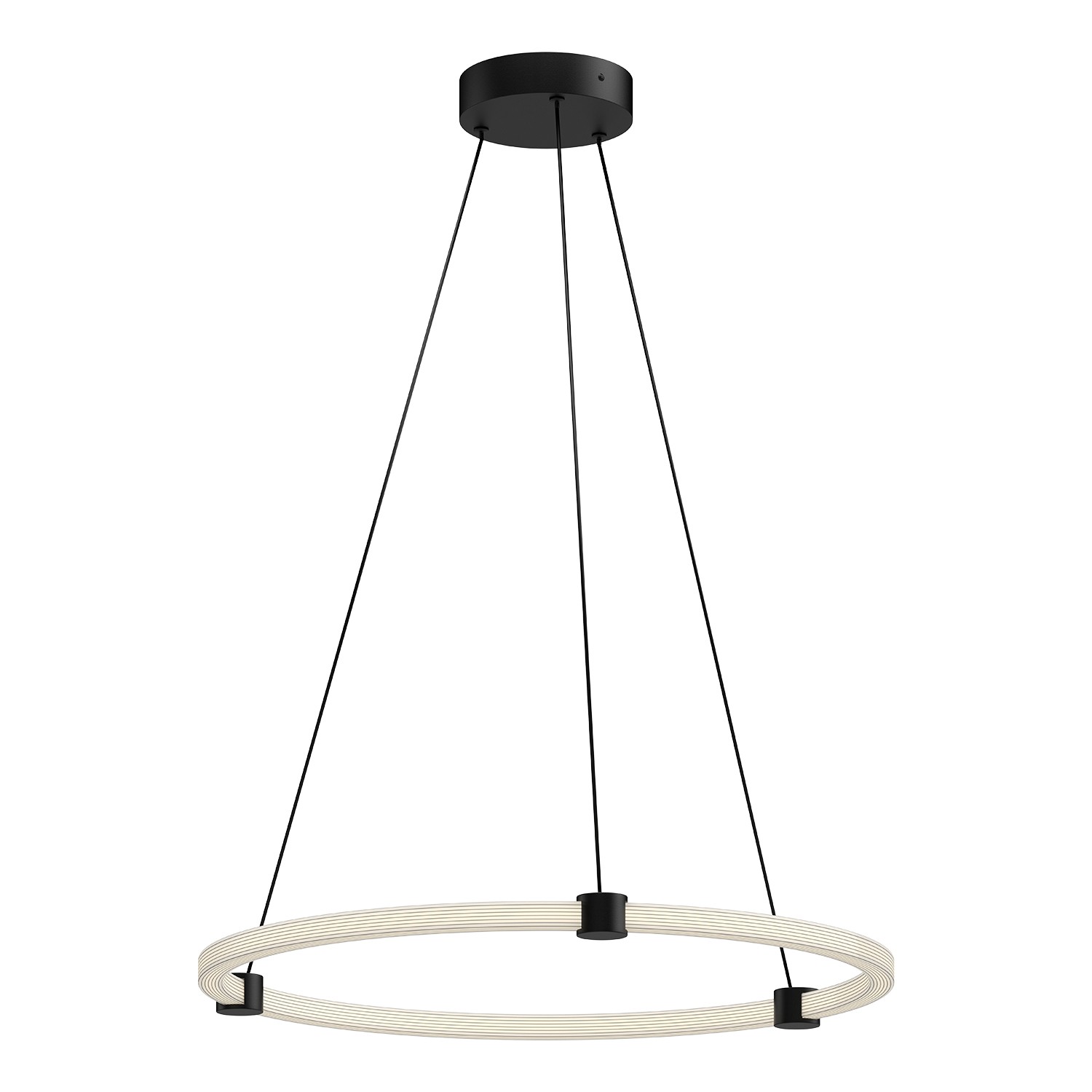 Black LED Pendant from the Bruni Collection