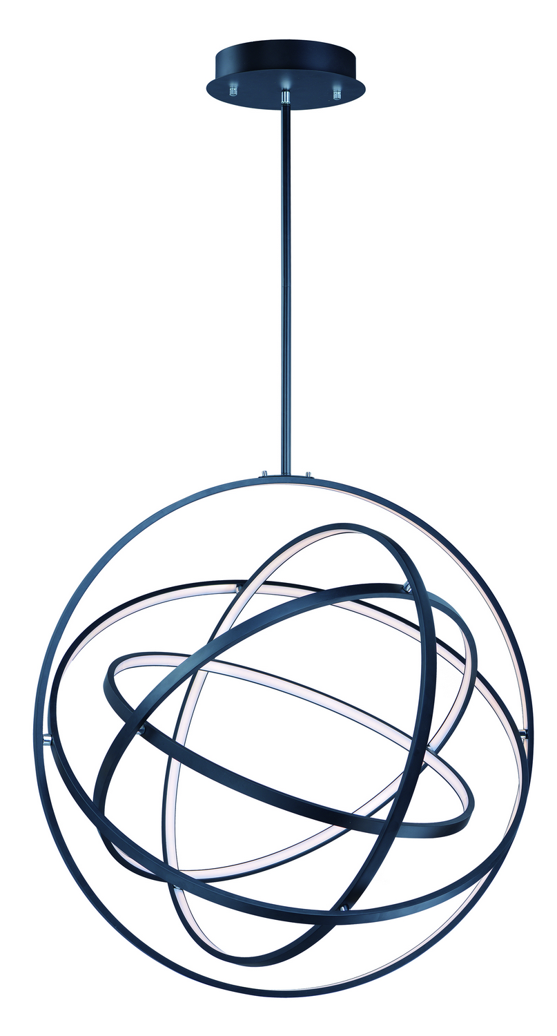 Black LED Pendant from the Gyro II Collection