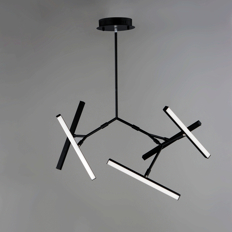Black LED Pendant from the Robotica Collection