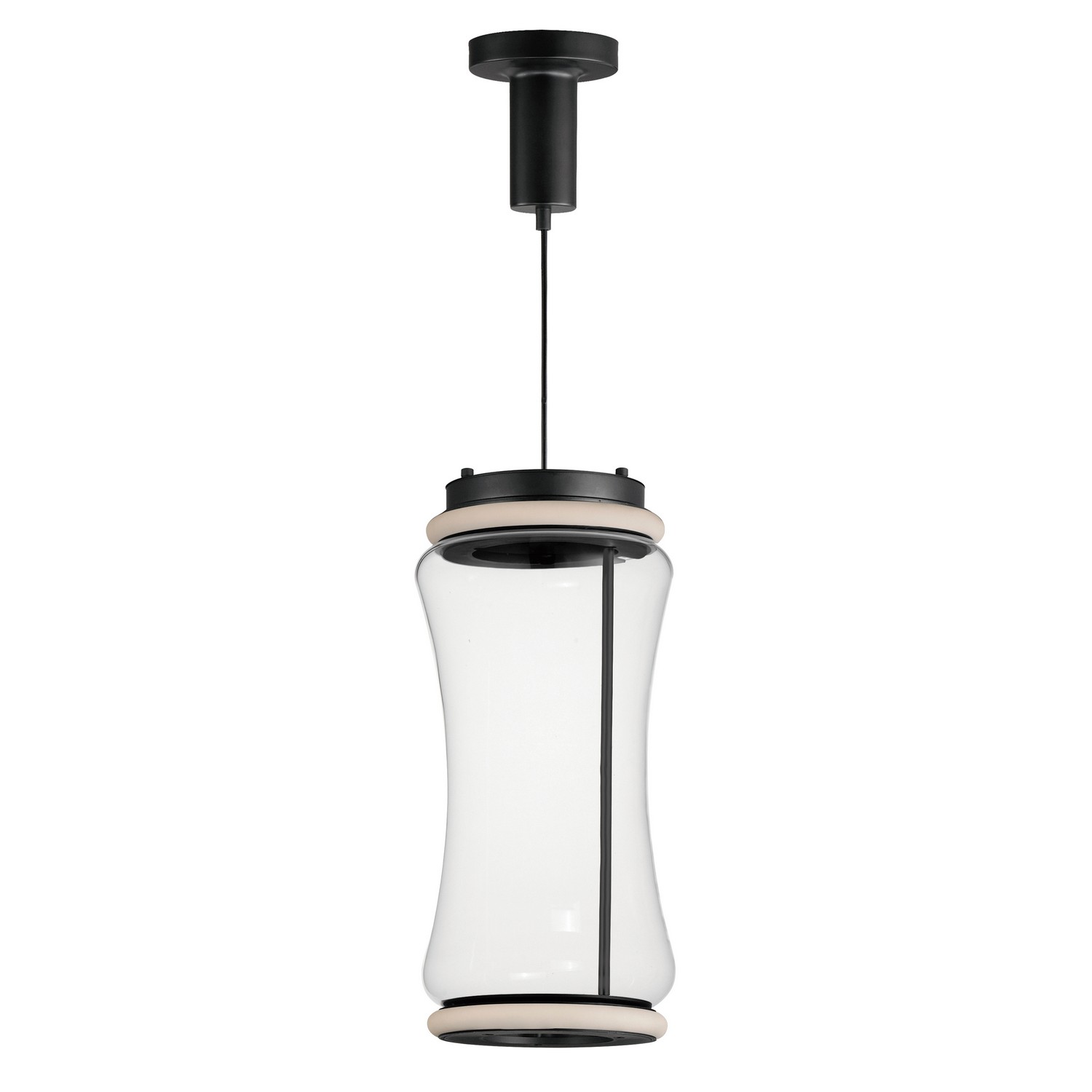 Black LED Pendant from the Syndicate Collection