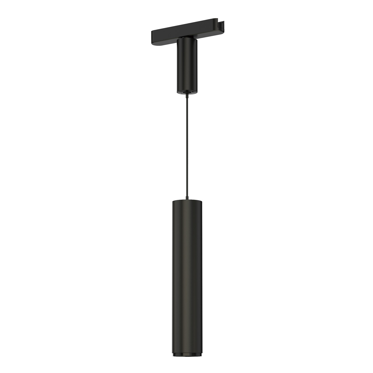 Black LED Track Pendant from the Continuum - Track Collection