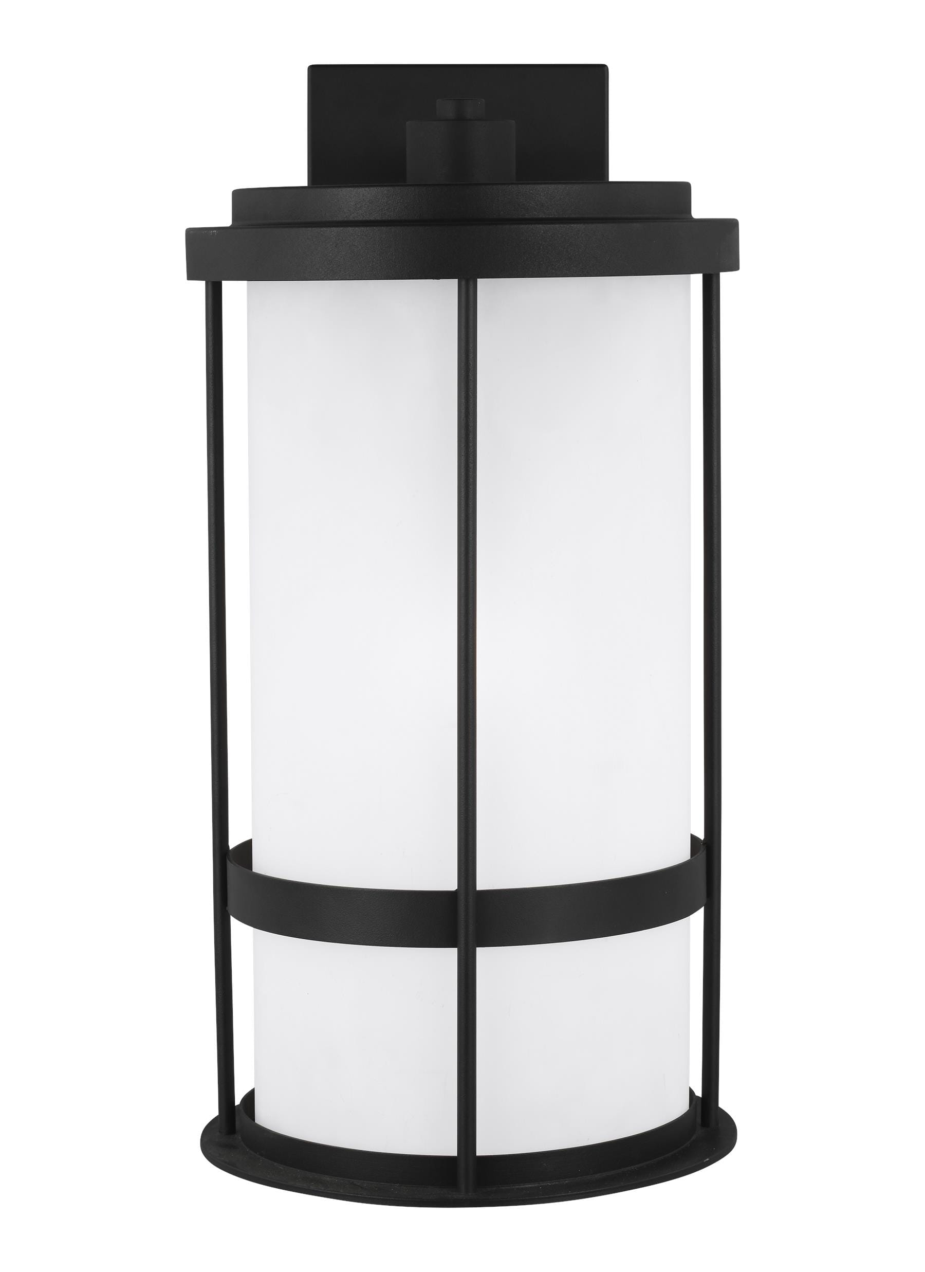 Black One Light Outdoor Wall Lantern from the Wilburn Collection