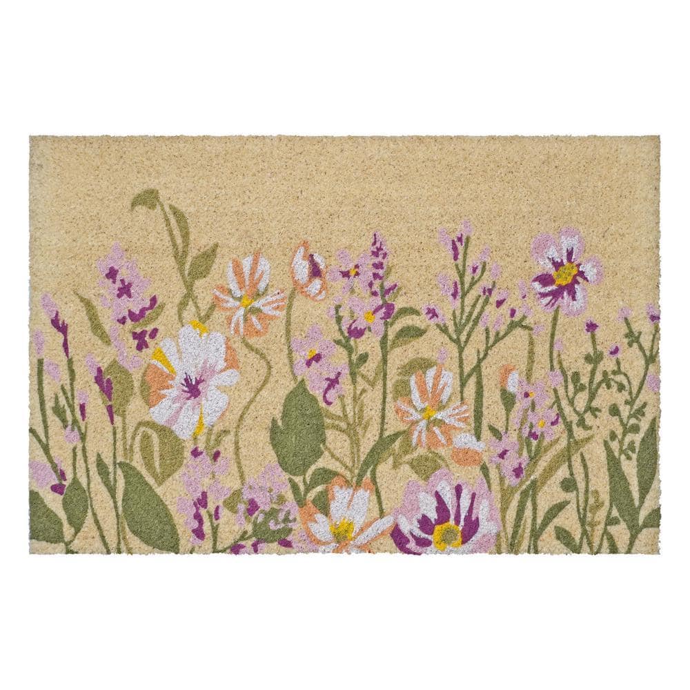 Botanical Garden Multi-Colored 24 in. x 36 in. Indoor or Outdoor Doormat