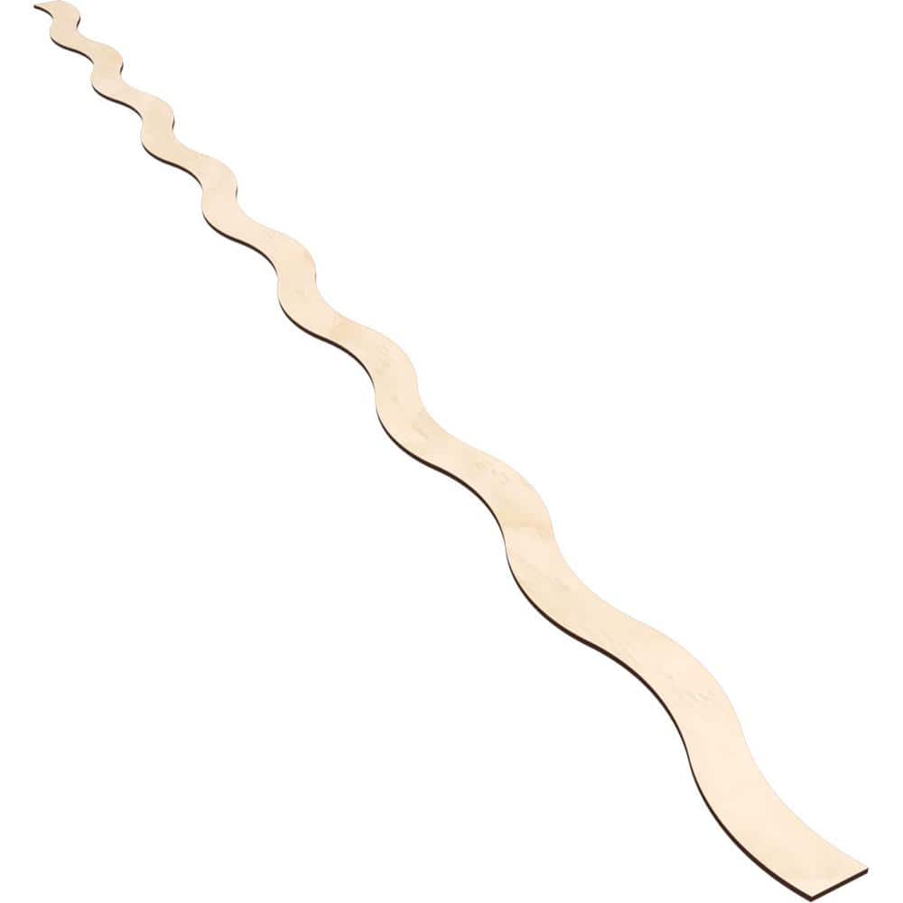Brazos 94 in. H x 0.25 in. W Slatwall Panels in Birch 22-Pack