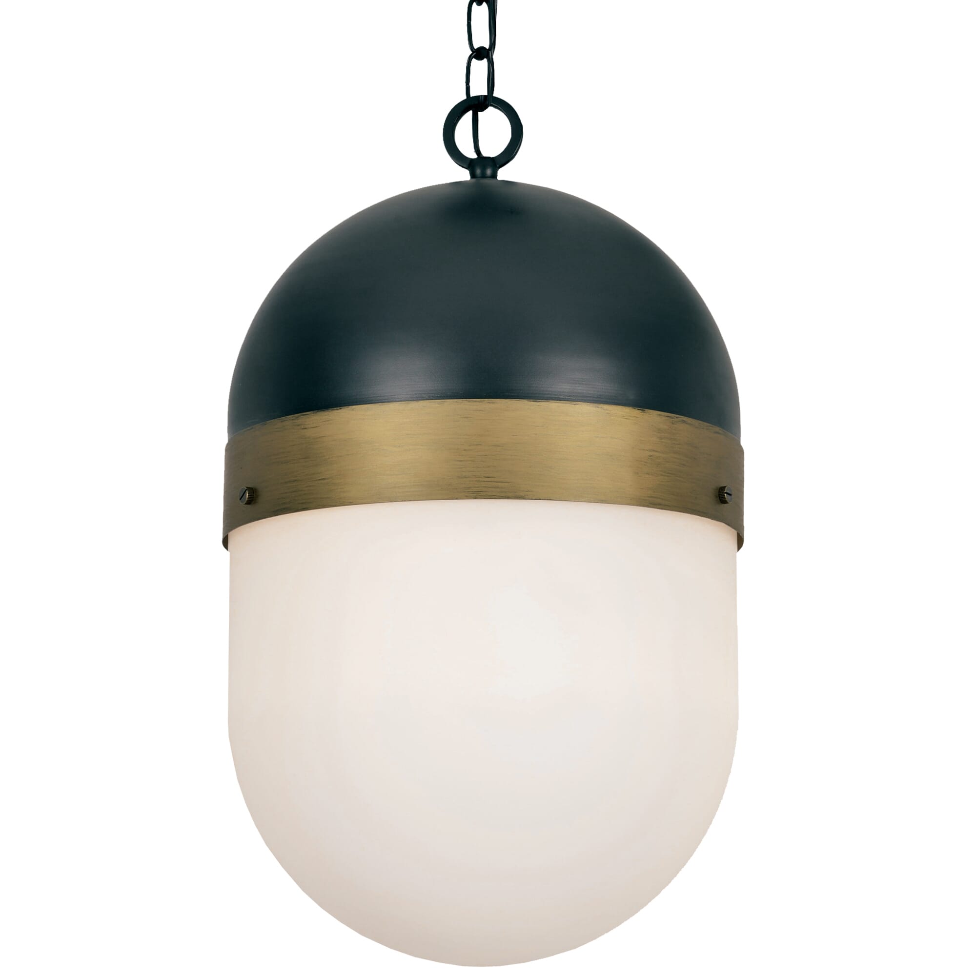 Brian Patrick Flynn for Capsule 21" Pendant Light in Black And Gold