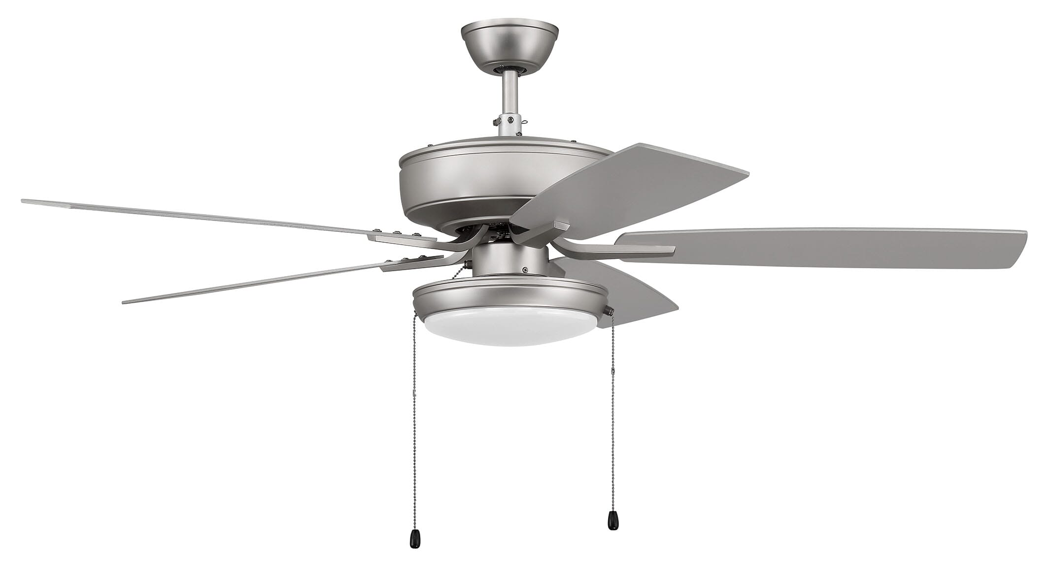 Brushed Nickel 52"Ceiling Fan from the Pro Plus 119 Collection