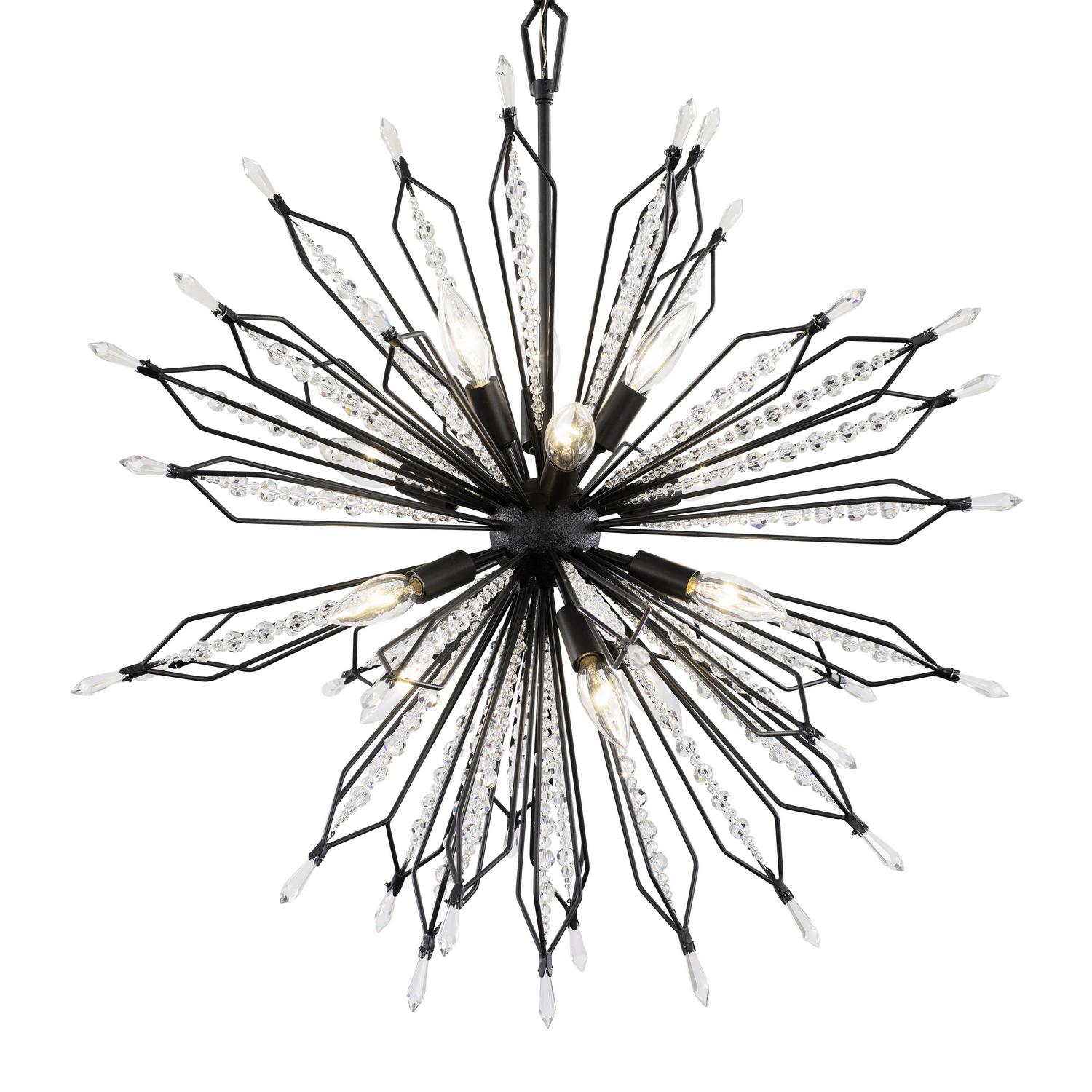 Carbon 12 Light Pendant from the Orbital Collection