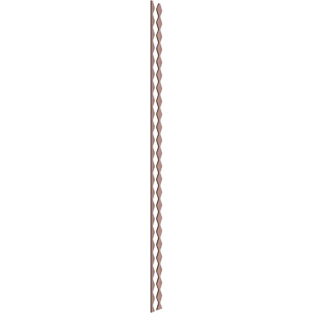Casablanca 94 in. H x 0.375 in. W Slatwall Panels in Walnut 31-Pack