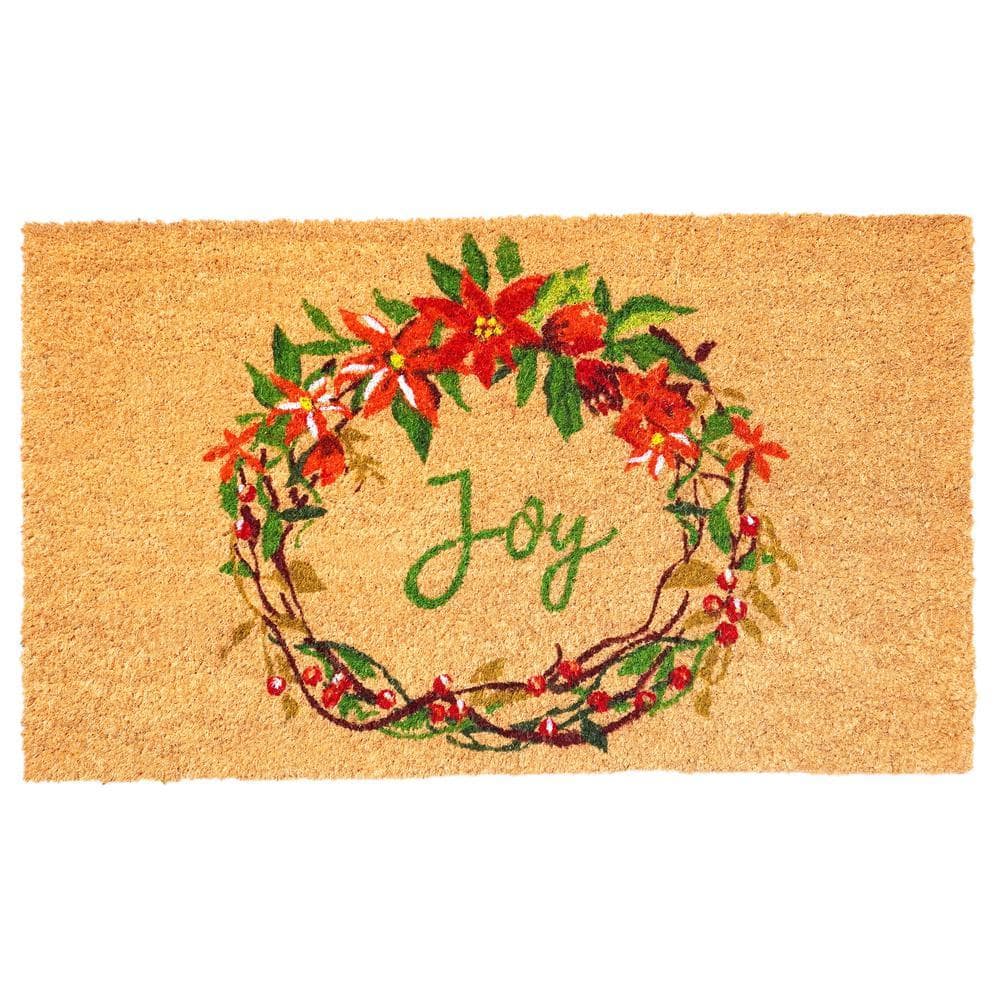 Christmas Joy Doormat 17" x 29"