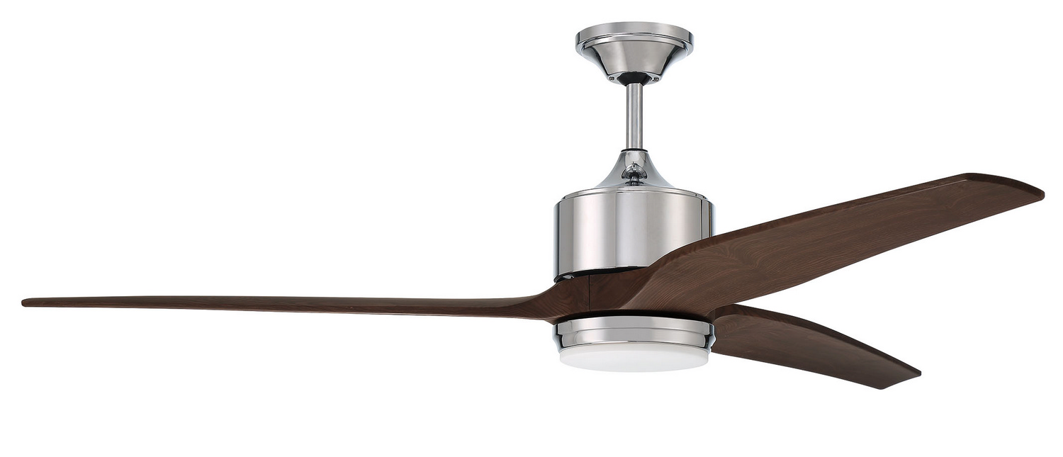 Chrome 60"Ceiling Fan from the Mobi Collection