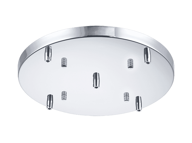 Chrome Ceiling Canopy from the Multi Ceiling Canopy (Line Voltage) Collection