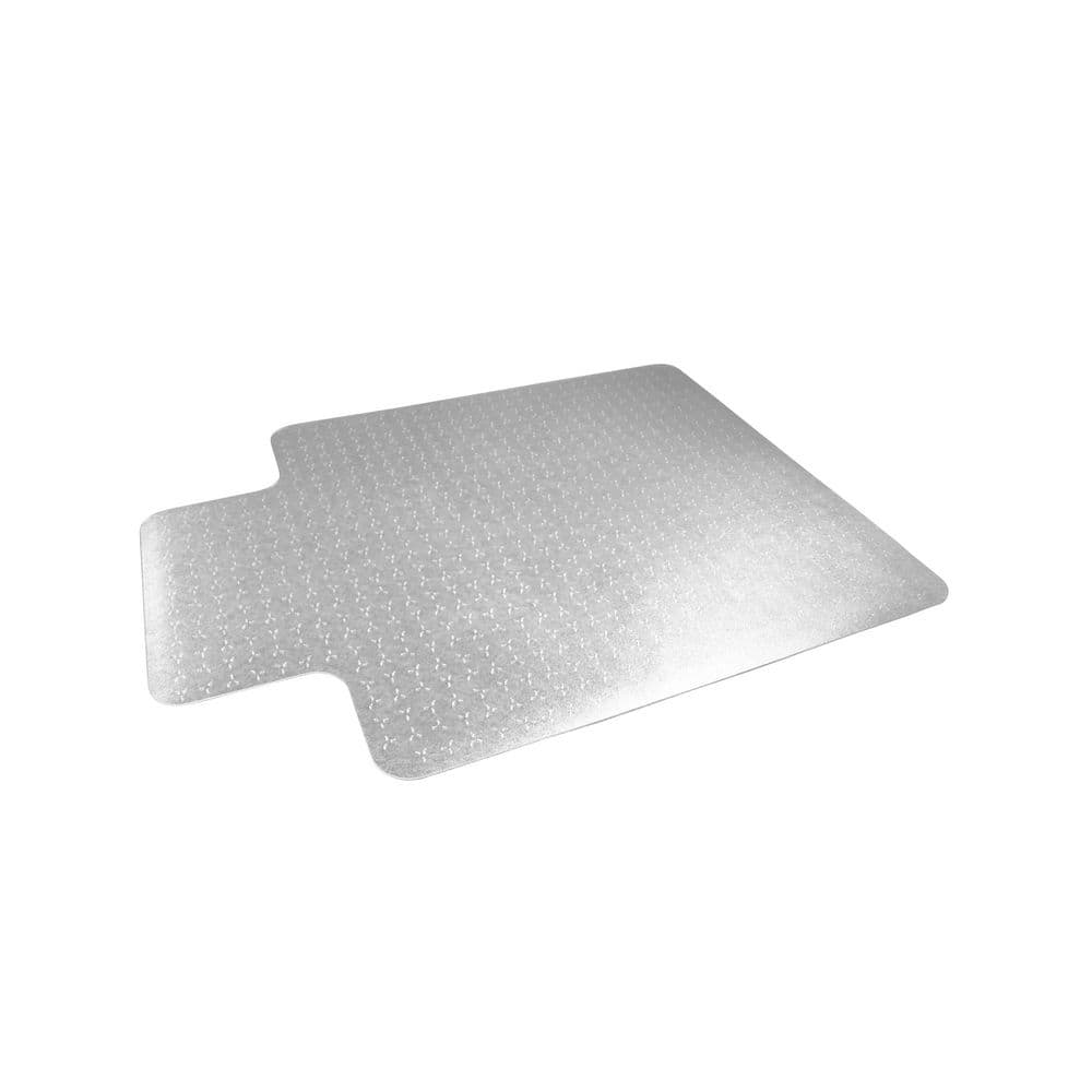 Cleartex TrYlok Vinyl Lipped Indoor Chair Mat for Low Pile Carpets up to 1/4"-35" x 47"