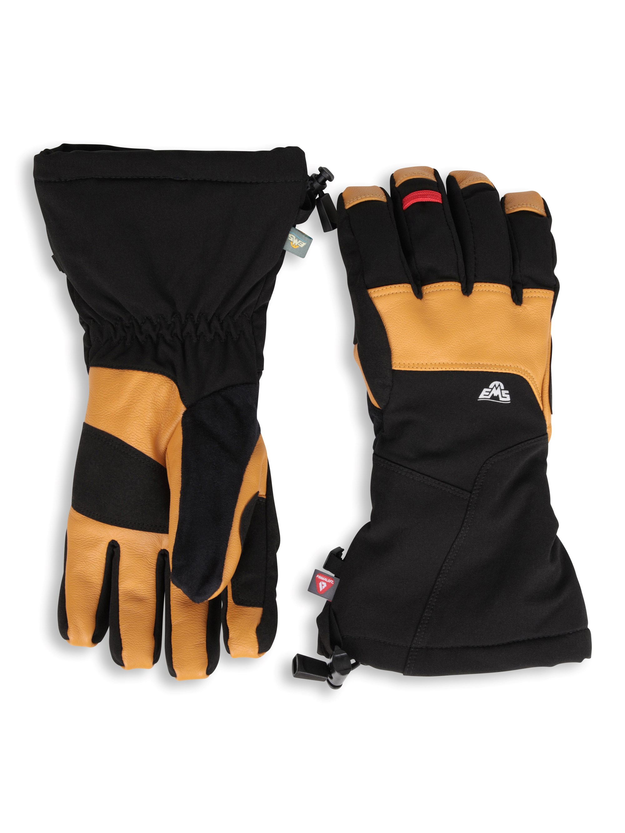 EMS Ascent Summit Mens Waterproof Ski Gloves - Black