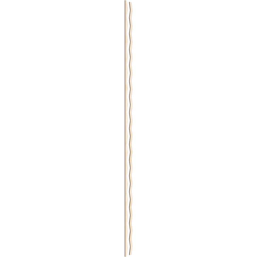 Eastport 94 in. H x 0.25 in. W Slatwall Panels in Birch 44-Pack
