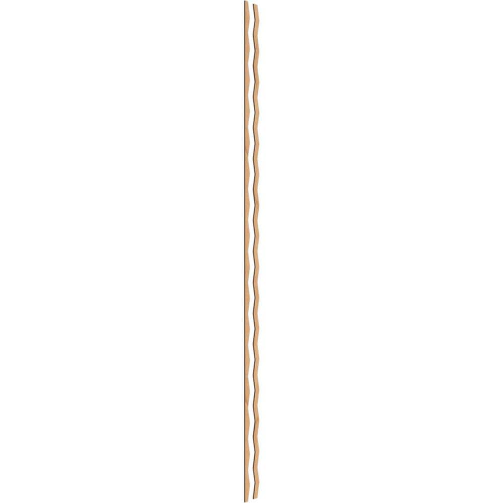 Eastport 94 in. H x 0.25 in. W Slatwall Panels in Maple 44-Pack