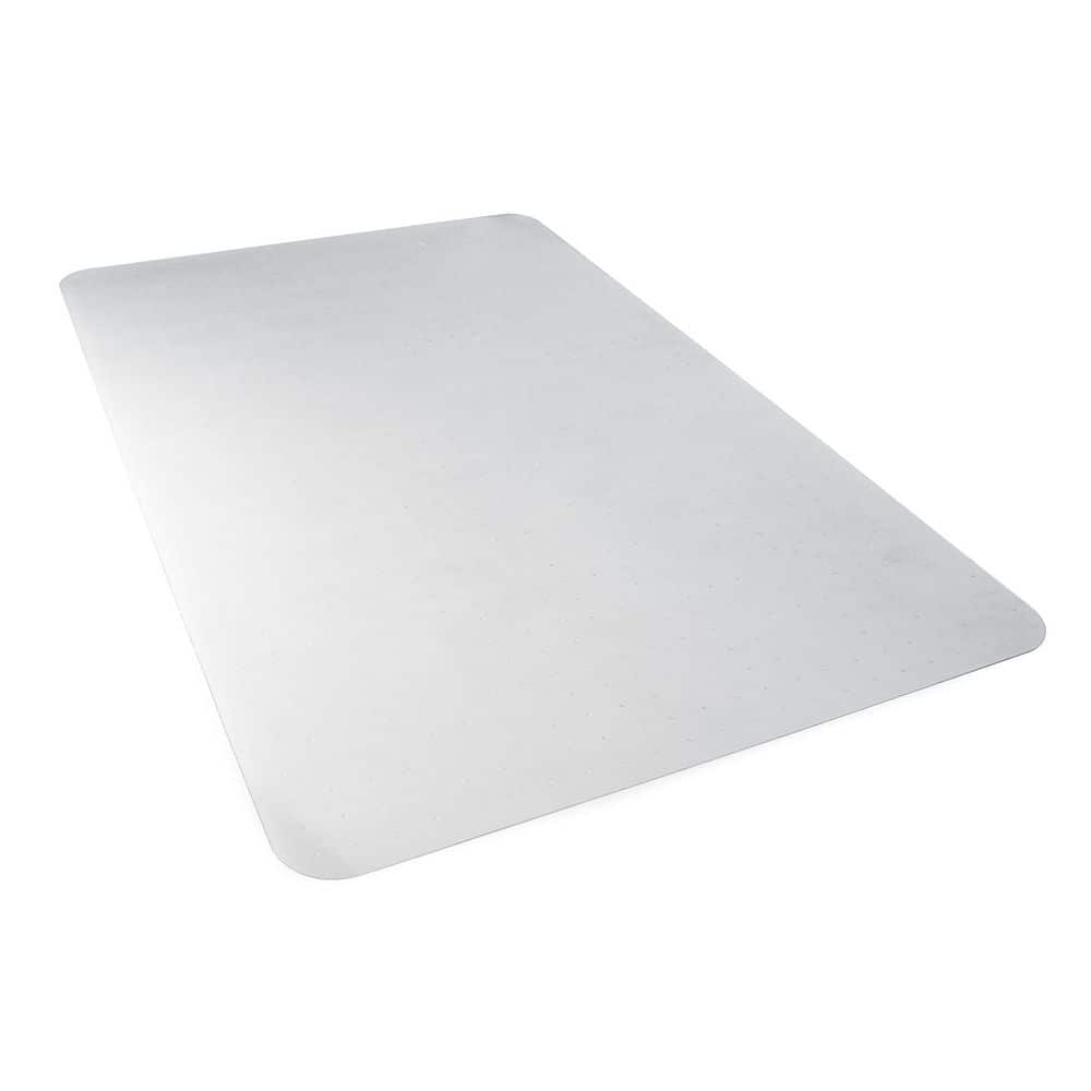 Ecotex BioPlus Clear 45 in. x 53 in. Polycarbonate Rectangular Indoor Chair Mat for Carpets up to 1/2 in.