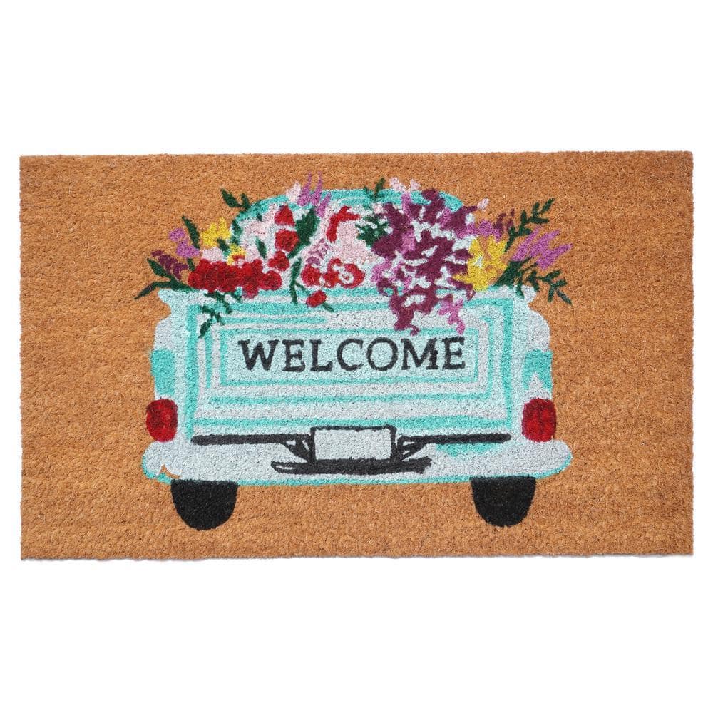 Farm Fresh Flowers Doormat 17" x 29"