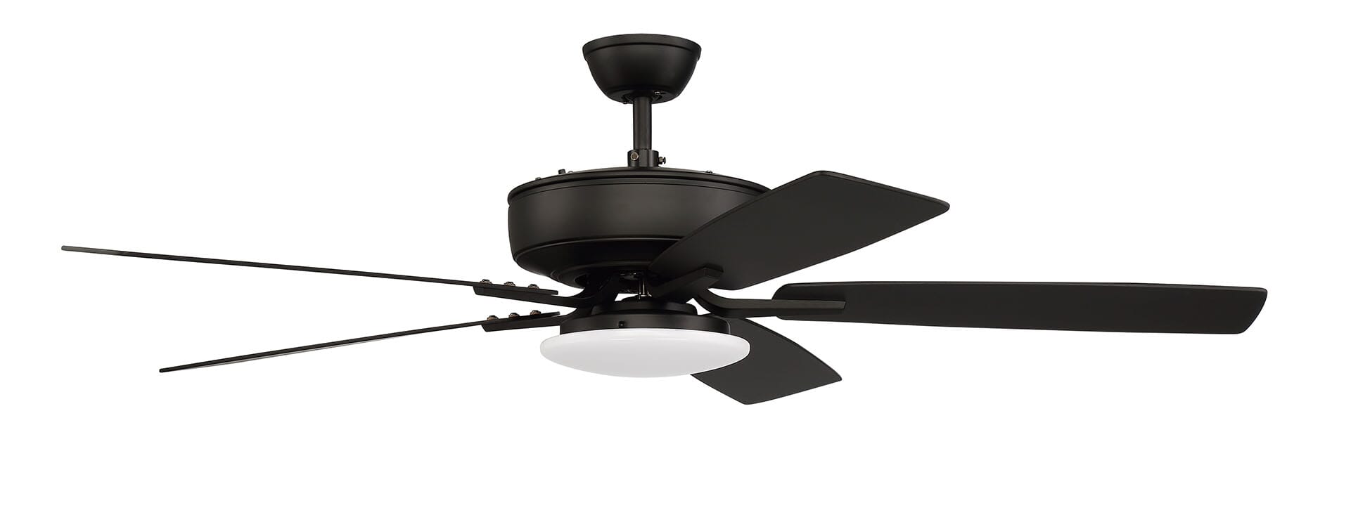 Flat Black 52"Ceiling Fan from the Pro Plus 112 Collection
