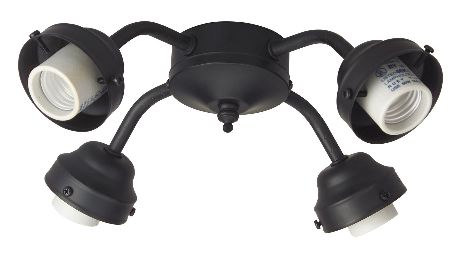 Flat Black LED Fitter from the Fitter Collection