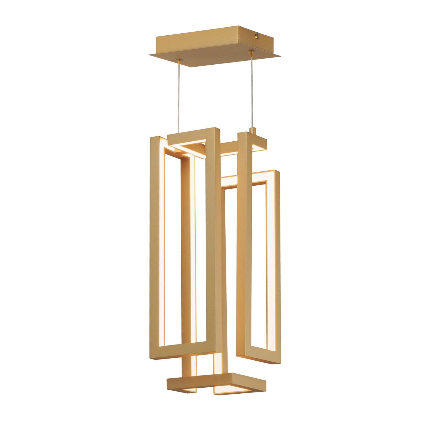 Gold LED Pendant from the Penrose Collection