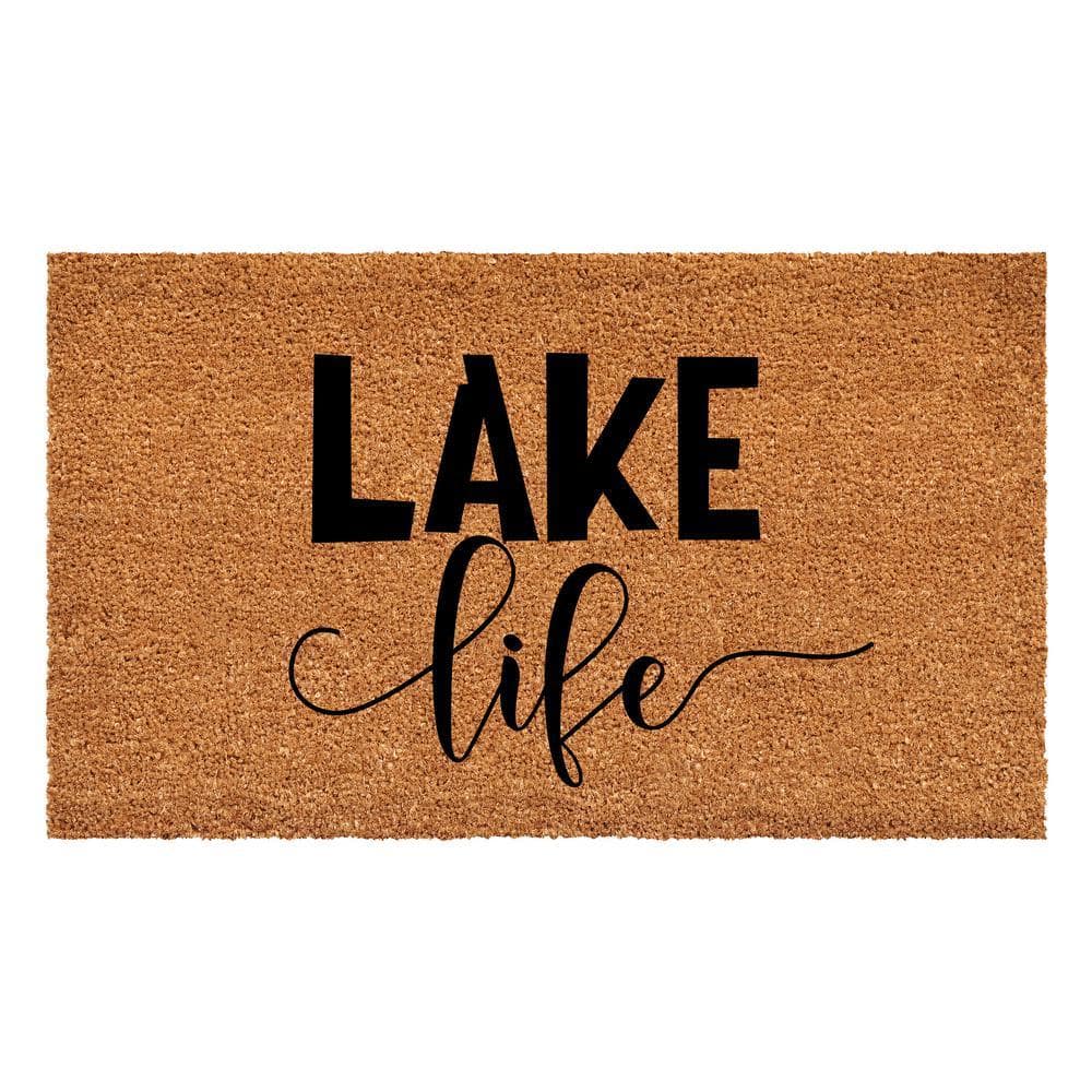 Lake Life Doormat, 17" x 29"
