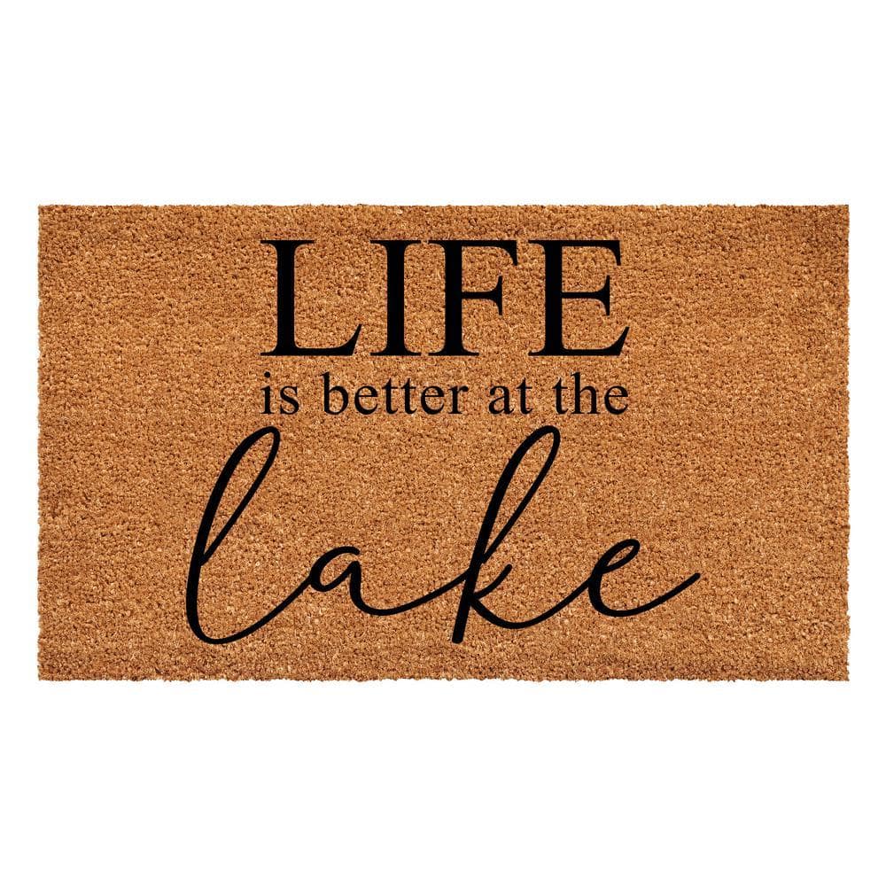Lake Life Doormat, 24" x 36"
