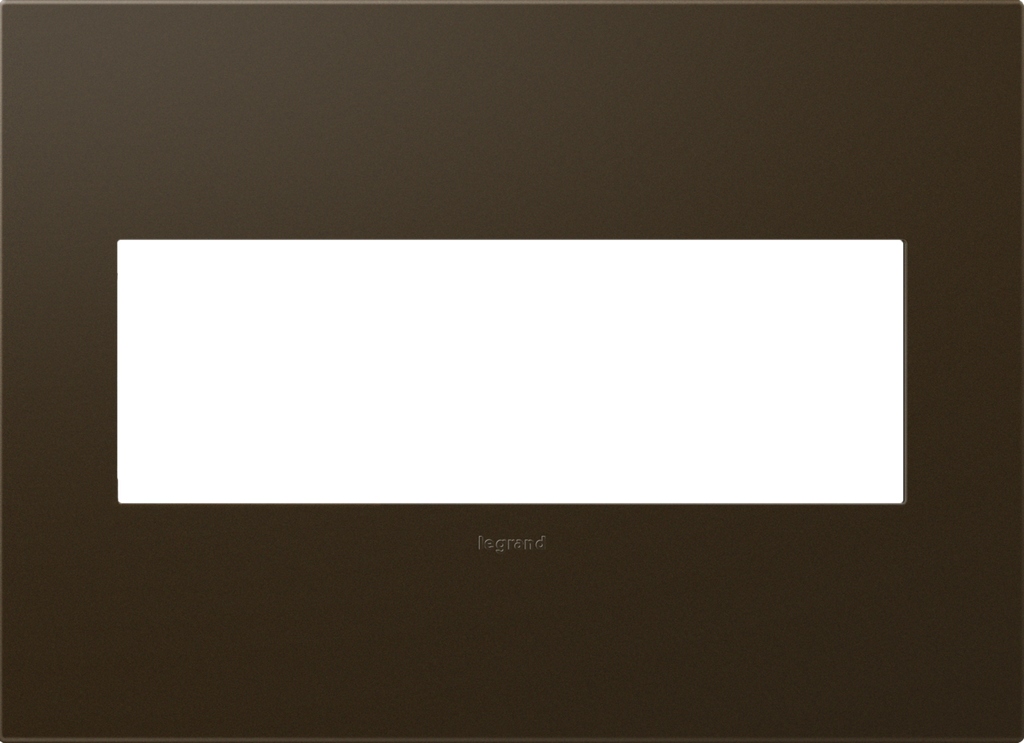 LeGrand adorne Bronze 3 Opening Wall Plate