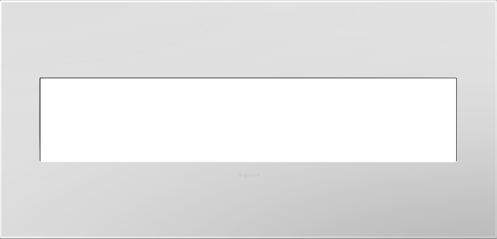 LeGrand adorne Gloss White 5 Opening Wall Plate