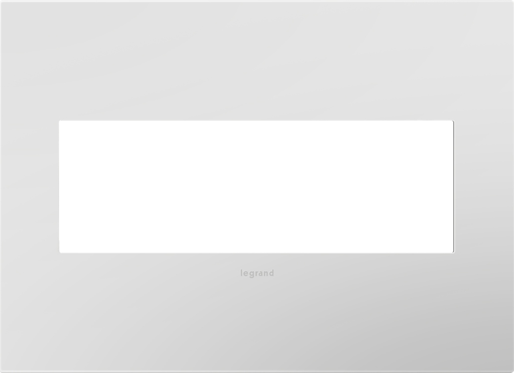 LeGrand adorne Powder White 3 Opening Wall Plate