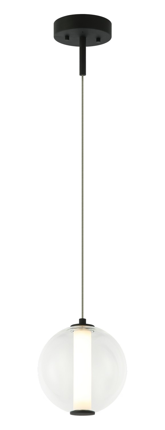 Matte Black LED Pendant from the Belange Collection
