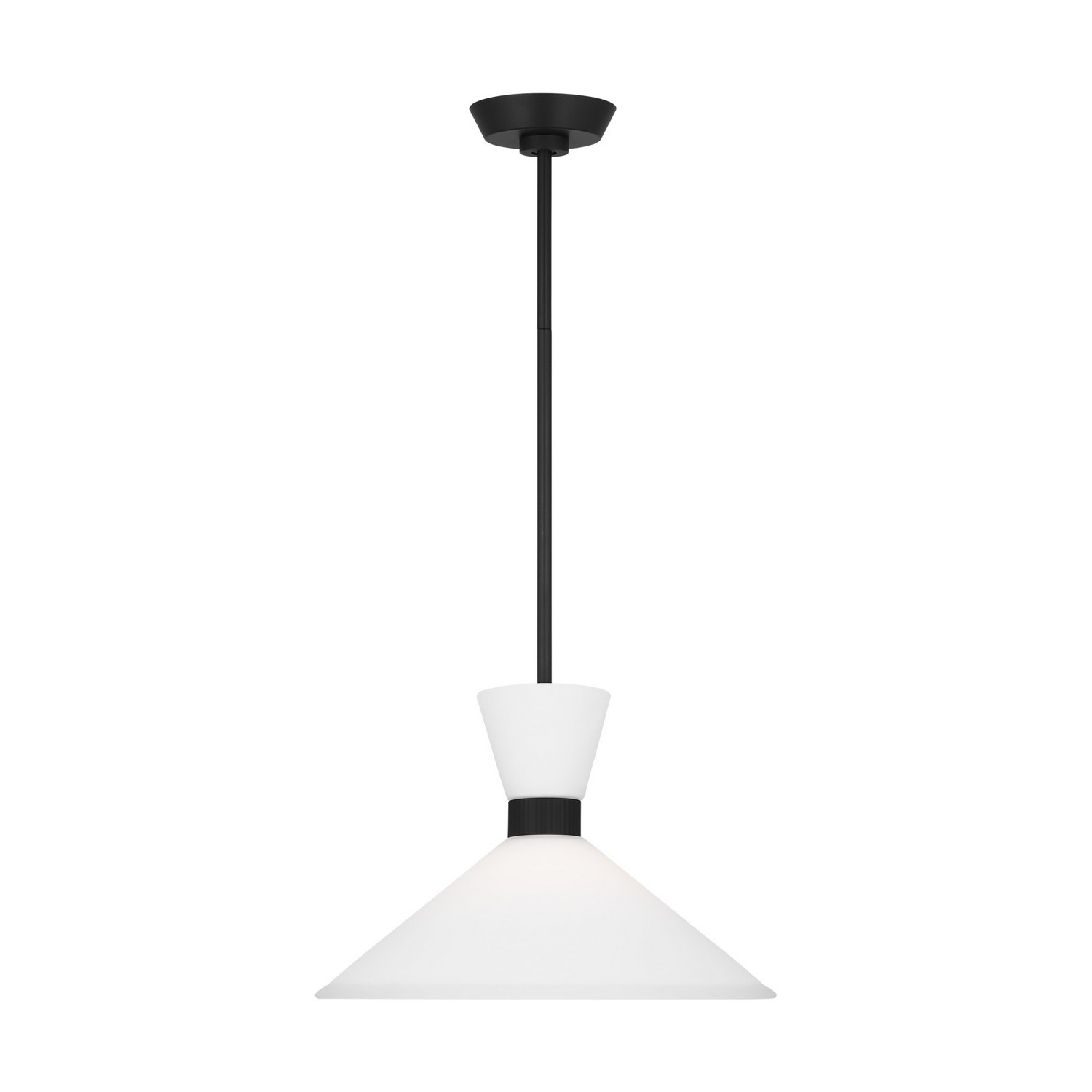Midnight Black One Light Pendant from the Belcarra Collection