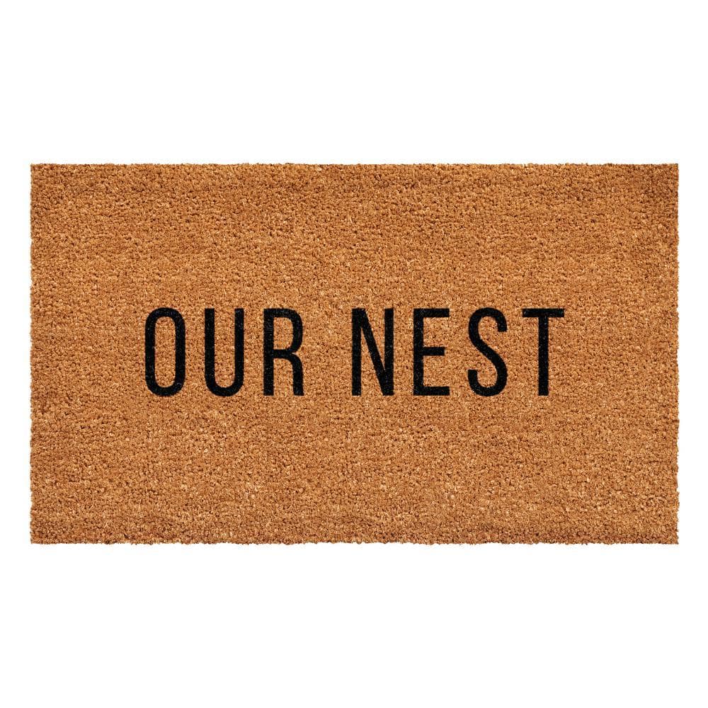 Our Nest 17 in. x 29 in. Door Mat