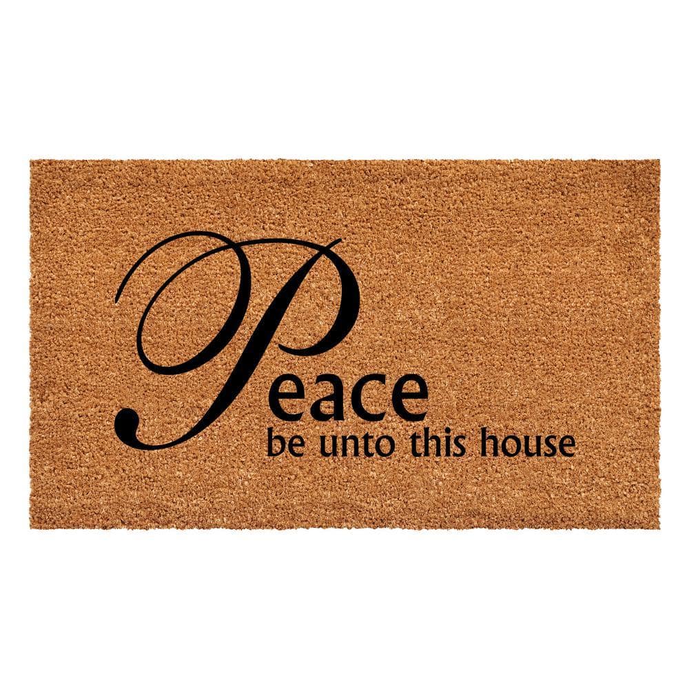 Peace Doormat, 17" x 29"
